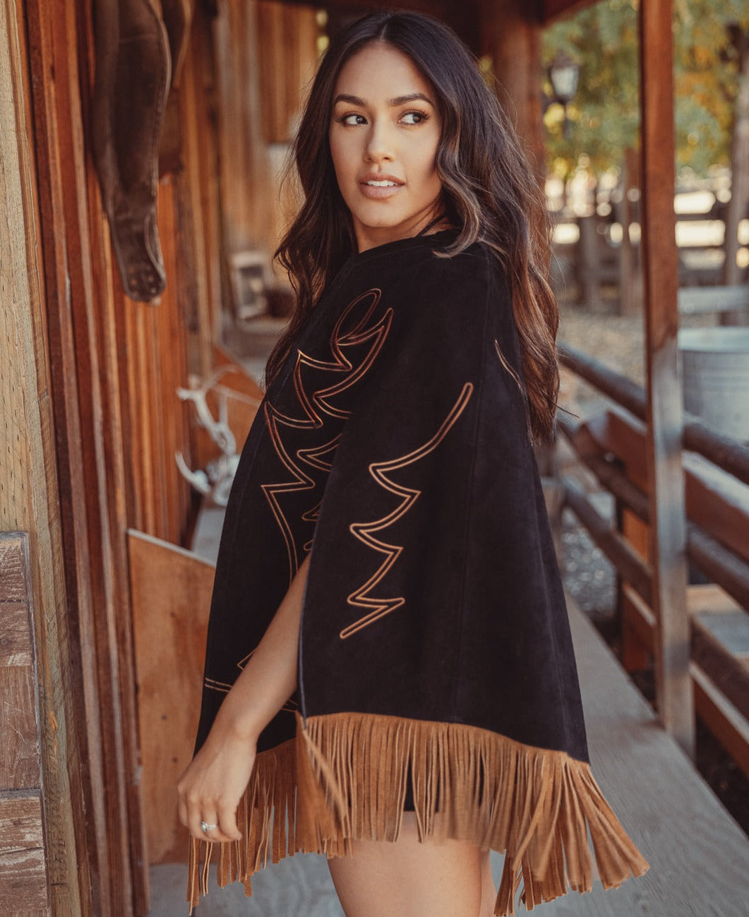 High Noon Embroidered Cape