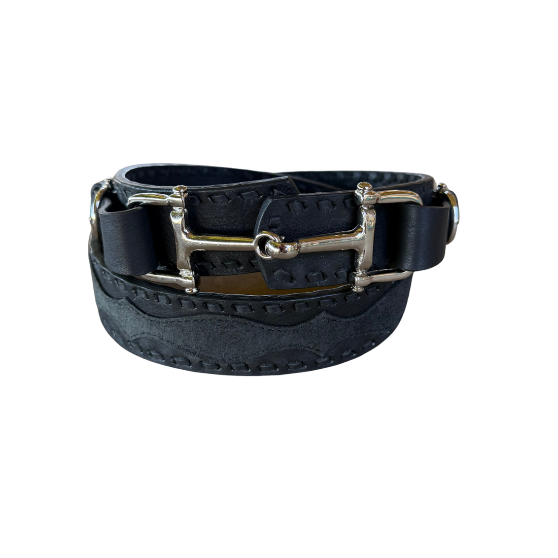 Snaffle Bit Belt- Black
