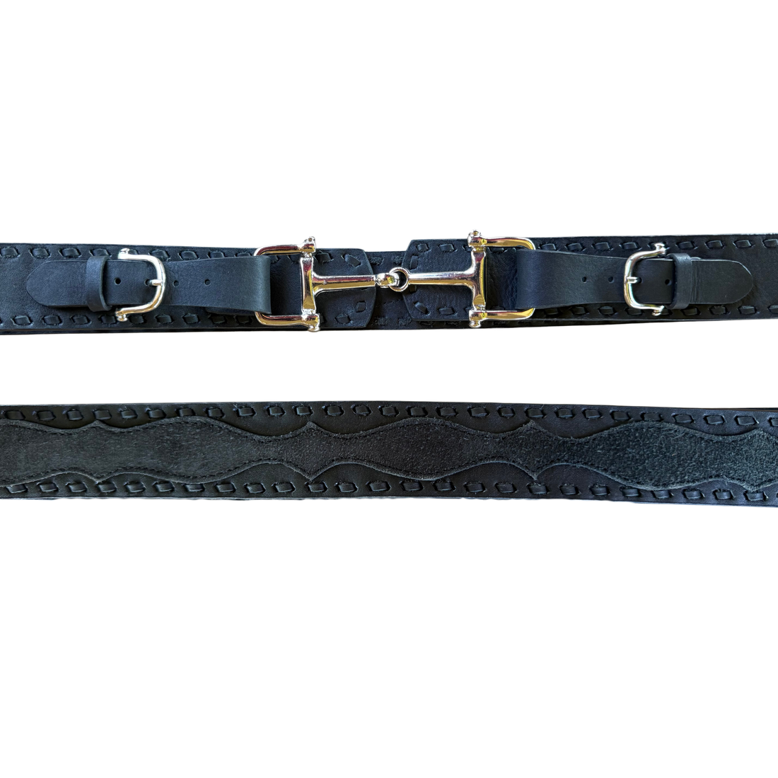 Snaffle Bit Belt- Black