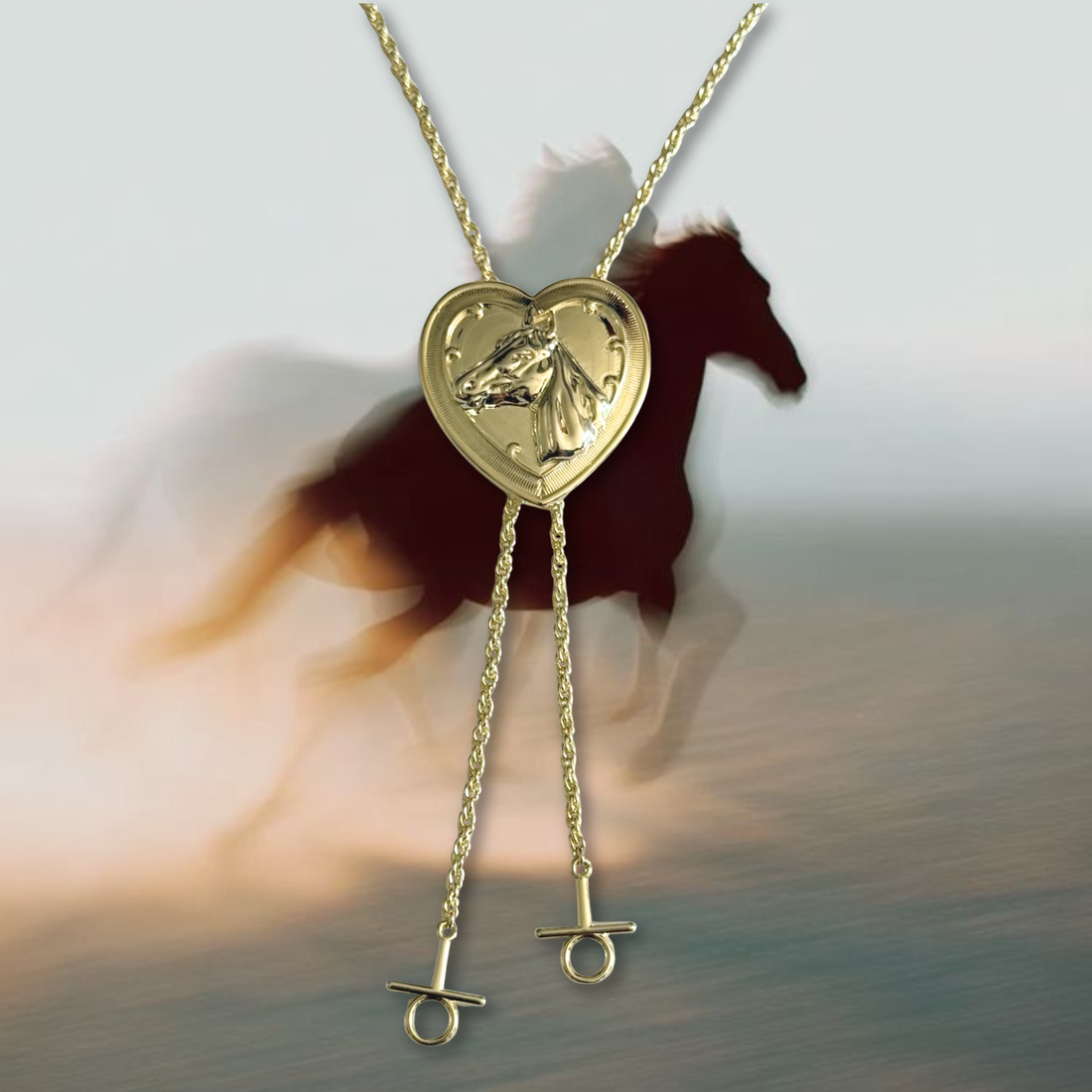 Wild at Heart Bolo- Gold