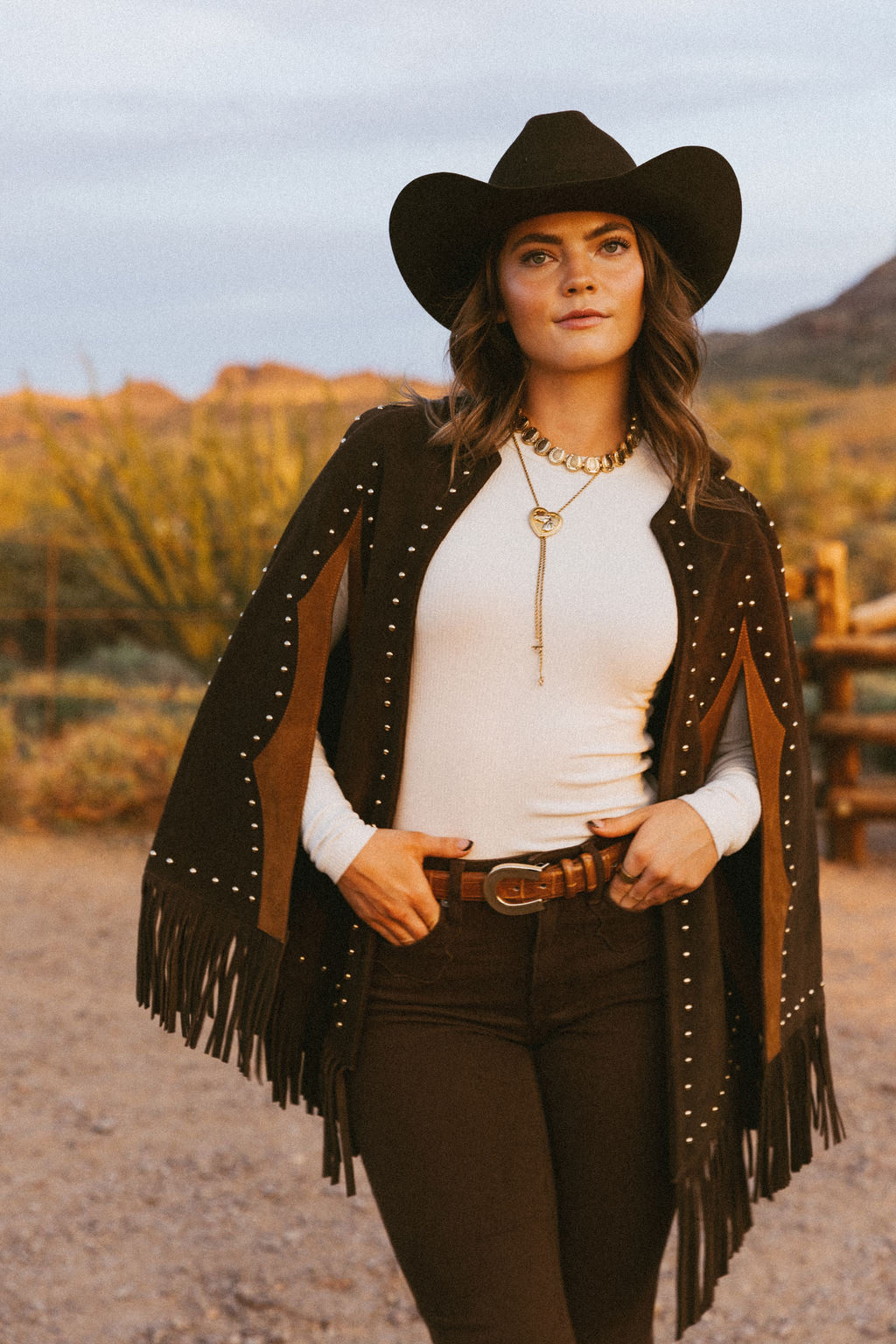 Shades of Chocolate Cape