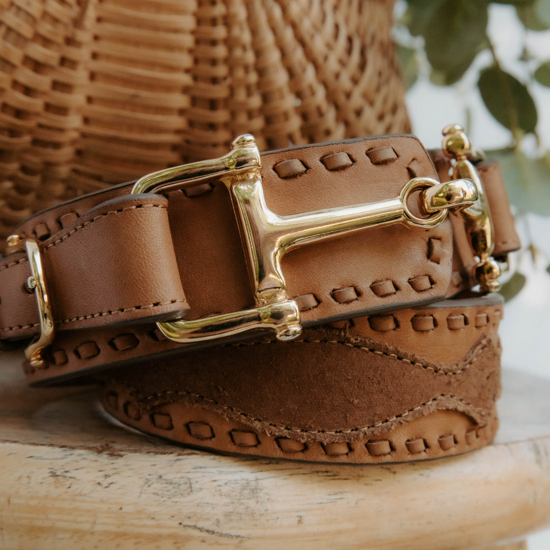 Snaffle Bit Belt- Saddle