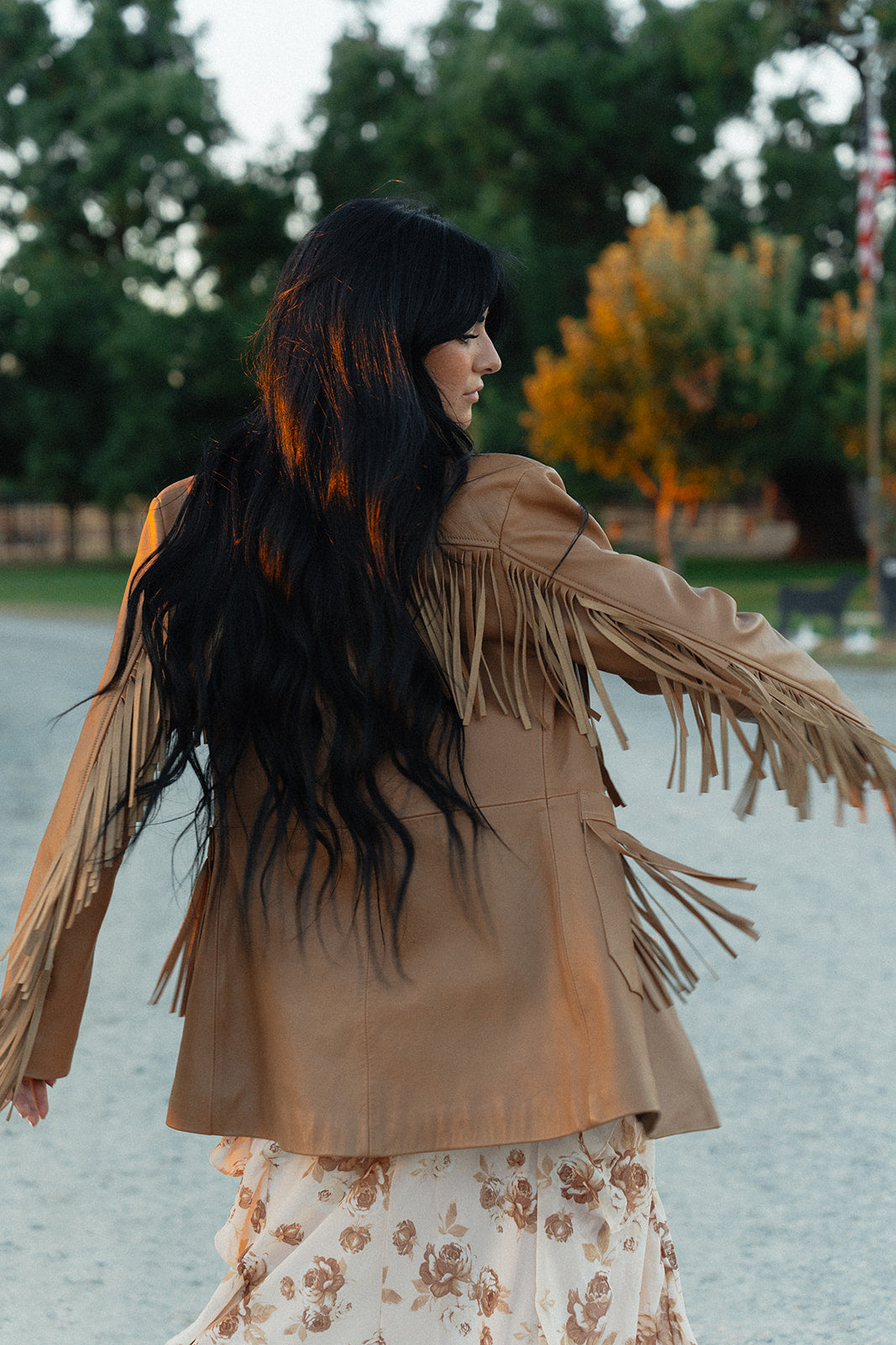 Fringe With Benefits Blazer - Buckskin