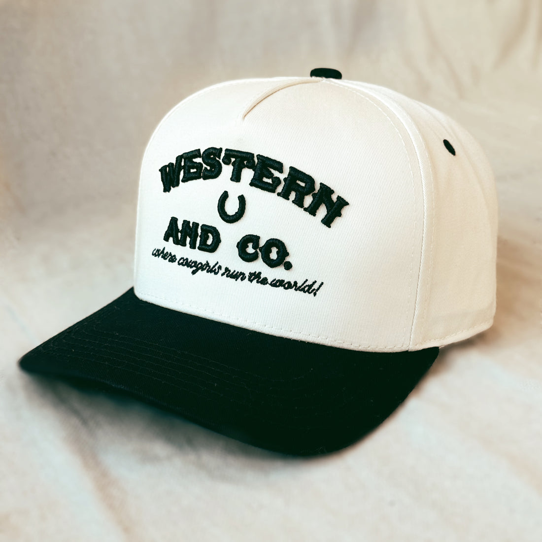 Western Block Snapback Hat