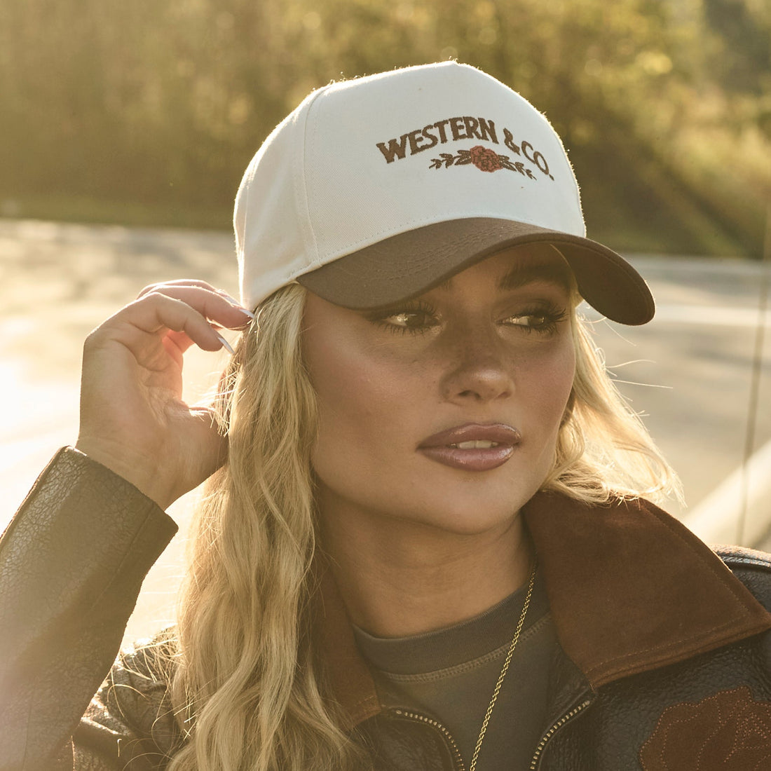 Western Roses Snapback Hat