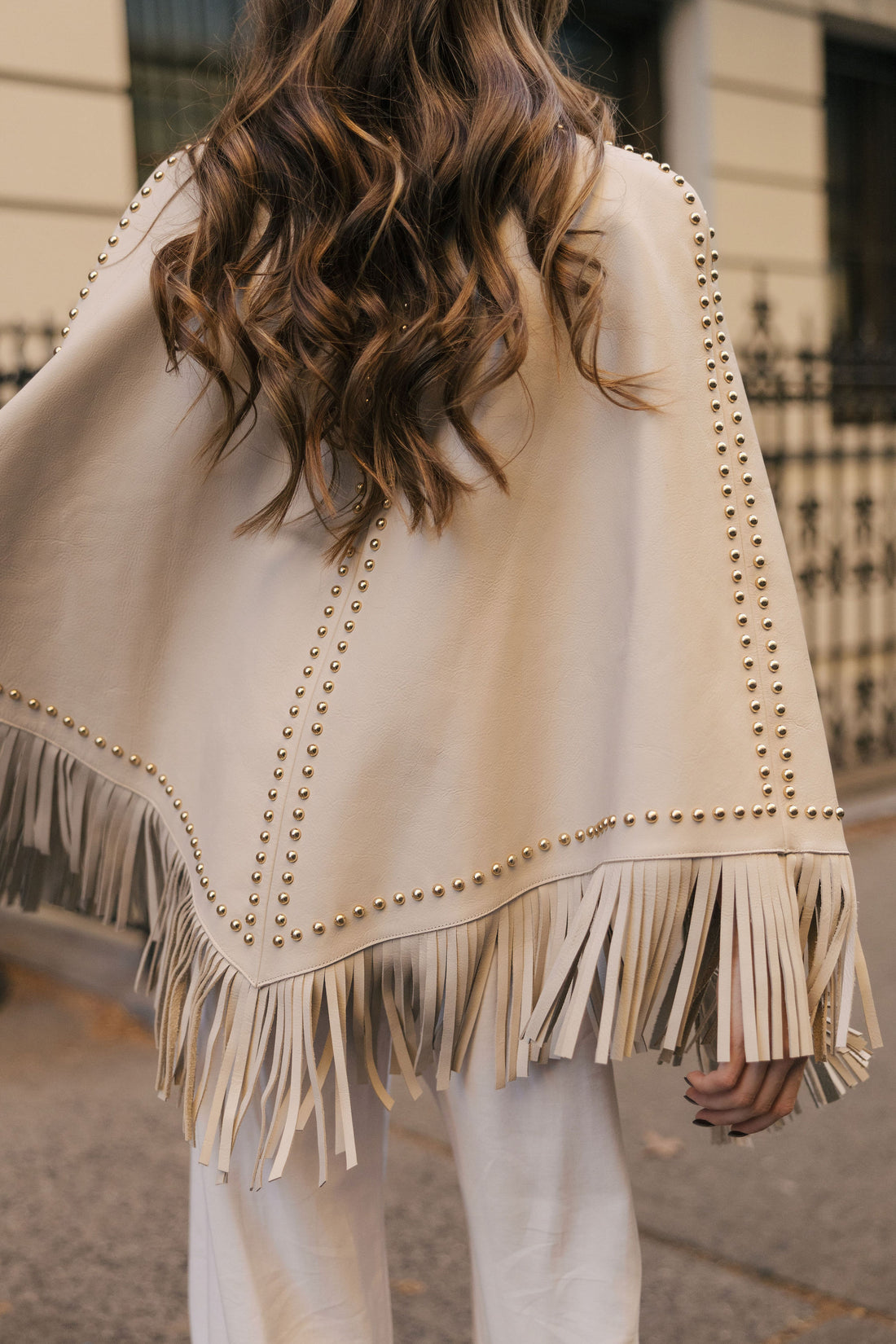 Cloud Nine Studded Cape